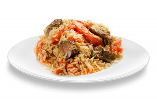 Плов "Узбекский" с говядиной и нутом