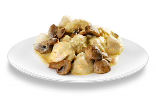 Курица с грибами
