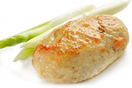 Котлета рыбная с кусочками семги
