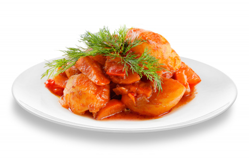 Жаркое постное