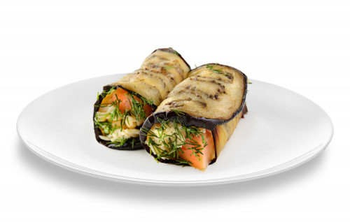 Рулет из баклажанов