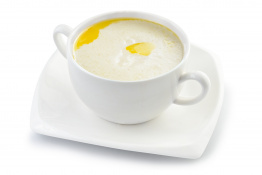 Каша манная на сливках