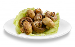 Шампиньоны на мангале