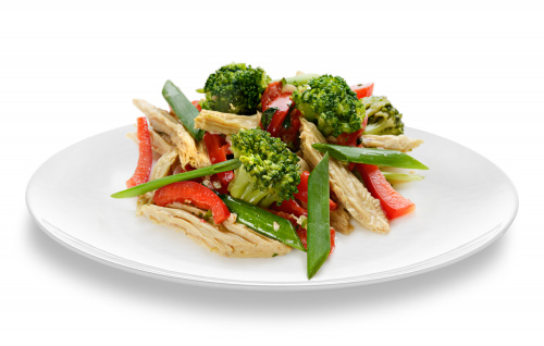 Салат из спаржи