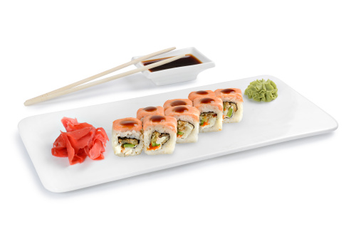 Ролл "Теплый лосось"