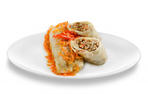 Голубец овощной с чечевицей