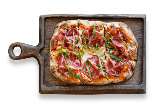 Римская пицца "Коппа с артишоками"