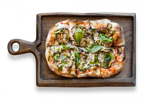 Римская пицца с баклажаном пармеджано