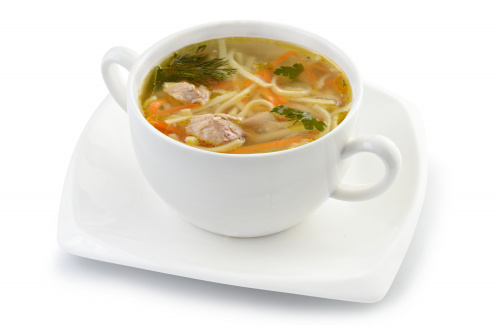 Суп-лапша домашняя с курицей